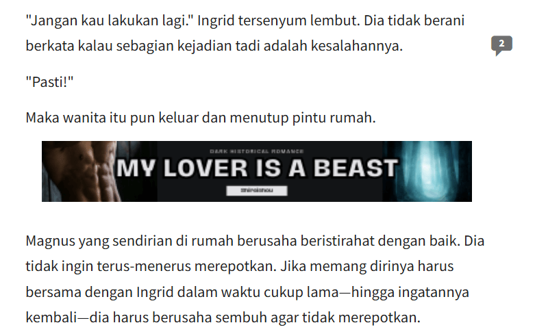 Contoh divider wattpad