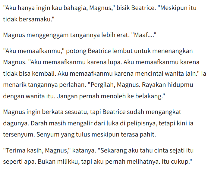 Contoh sad end