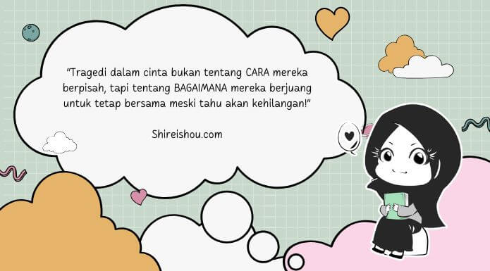 beda novel romansa dengan tragedi